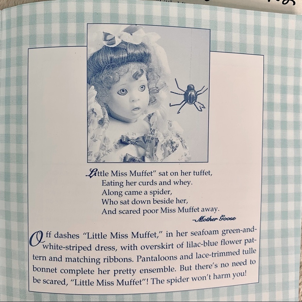 NEW Ashton Drake Galleries "Little Miss Muffett" Porcelain Doll - Picture 16 of 17